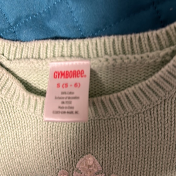 Gymboree Christmas snowflake sweater girls size 5-6 - Picture 3 of 4
